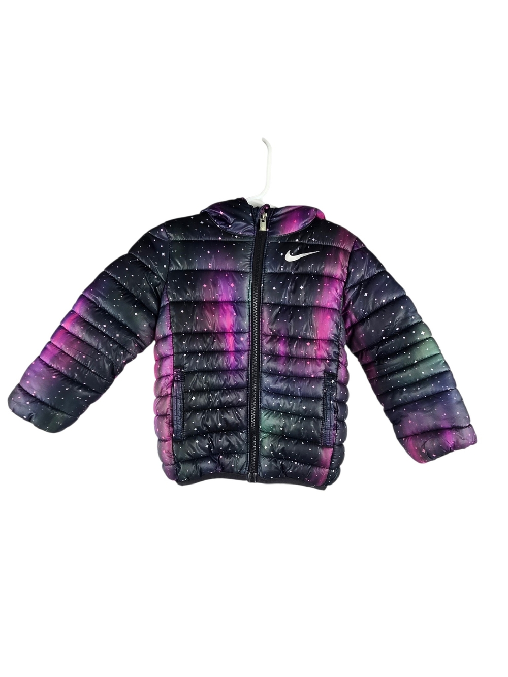 Nike Just Do It Galaxy Print Puffer Jacket Toddler Size 18M
